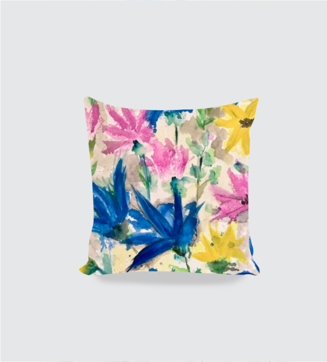 Cushion Cover - Pink Bloom