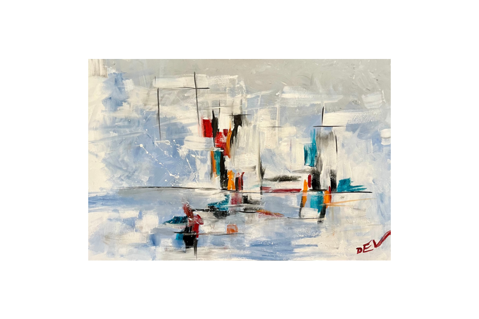 8x12 Canvas Print -  Abstract World