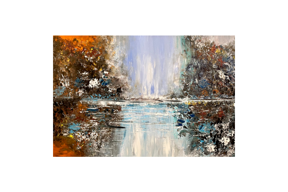 8 X 12 Canvas Print - Reflections