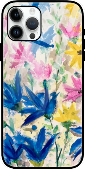 Glass iPhone Case - Spring Flowers