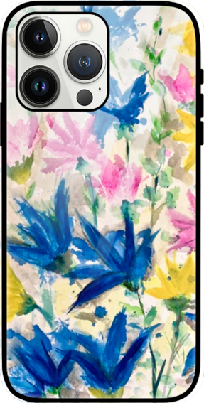 Glass iPhone Case - Spring Flowers