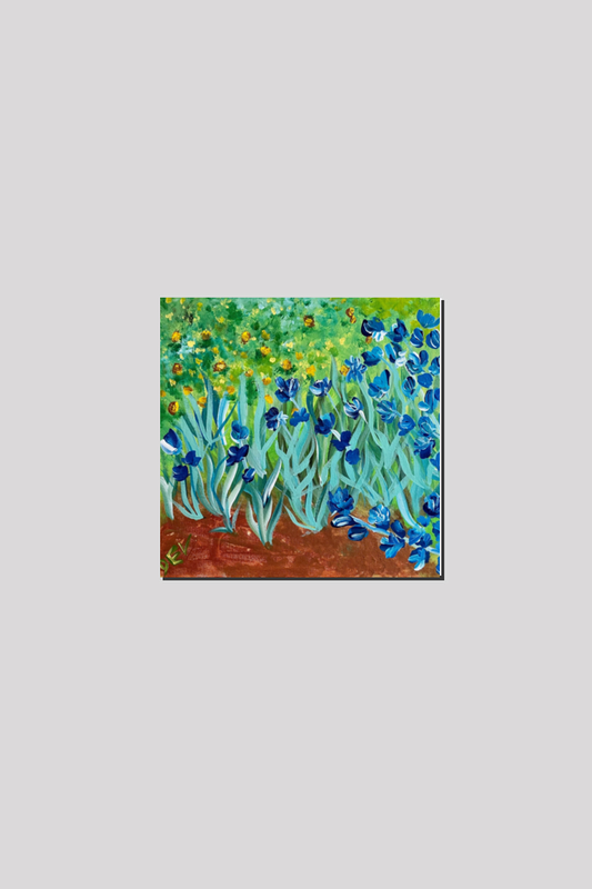 8 x 8 Canvas Print Flower Field