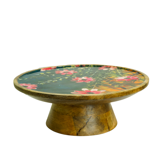 Cake Stand Pink Dogwood