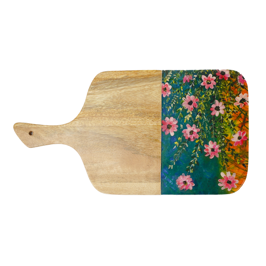 Cheese Board  Pink Dogwood