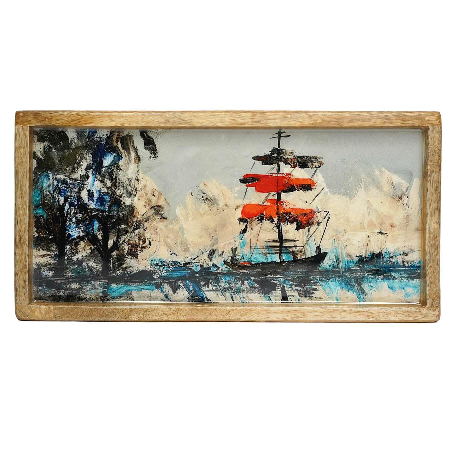 Small Rectangular Tray - Reflection of the Sail