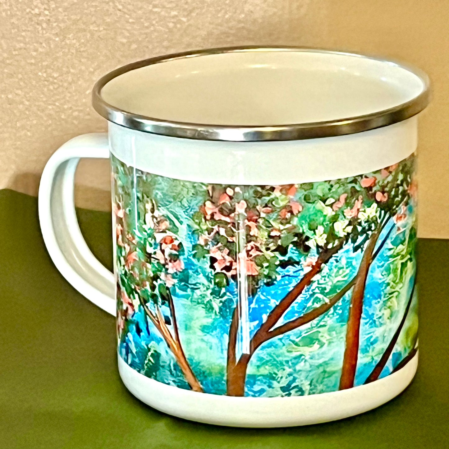 Enamel Mug  - Spring Harmony